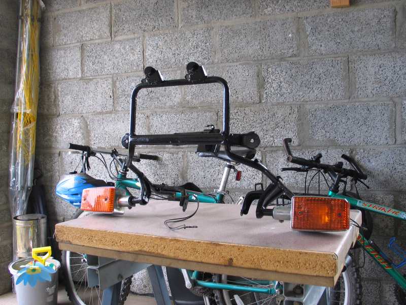 The Fairing frame dries